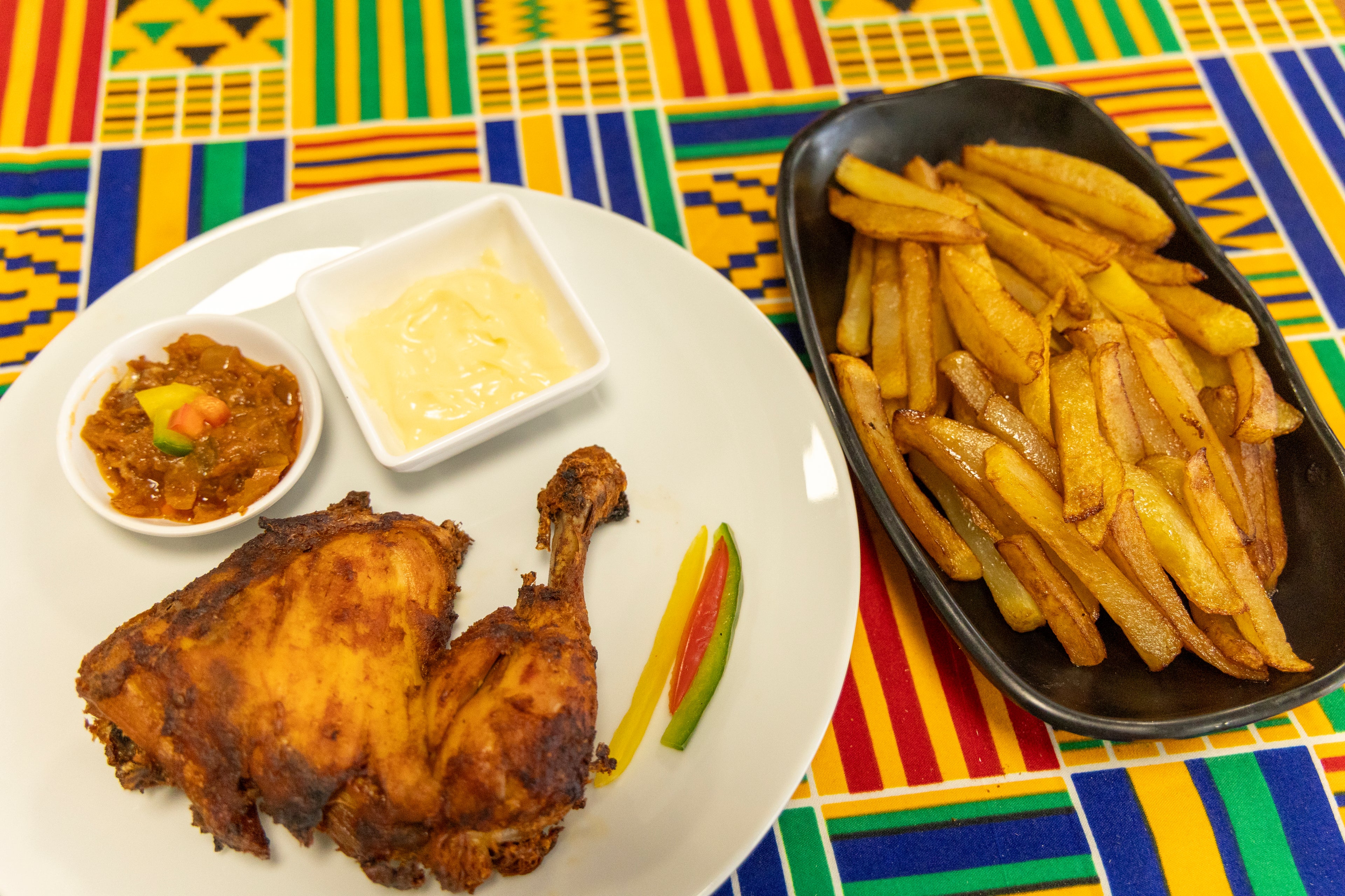 Frittes poulet