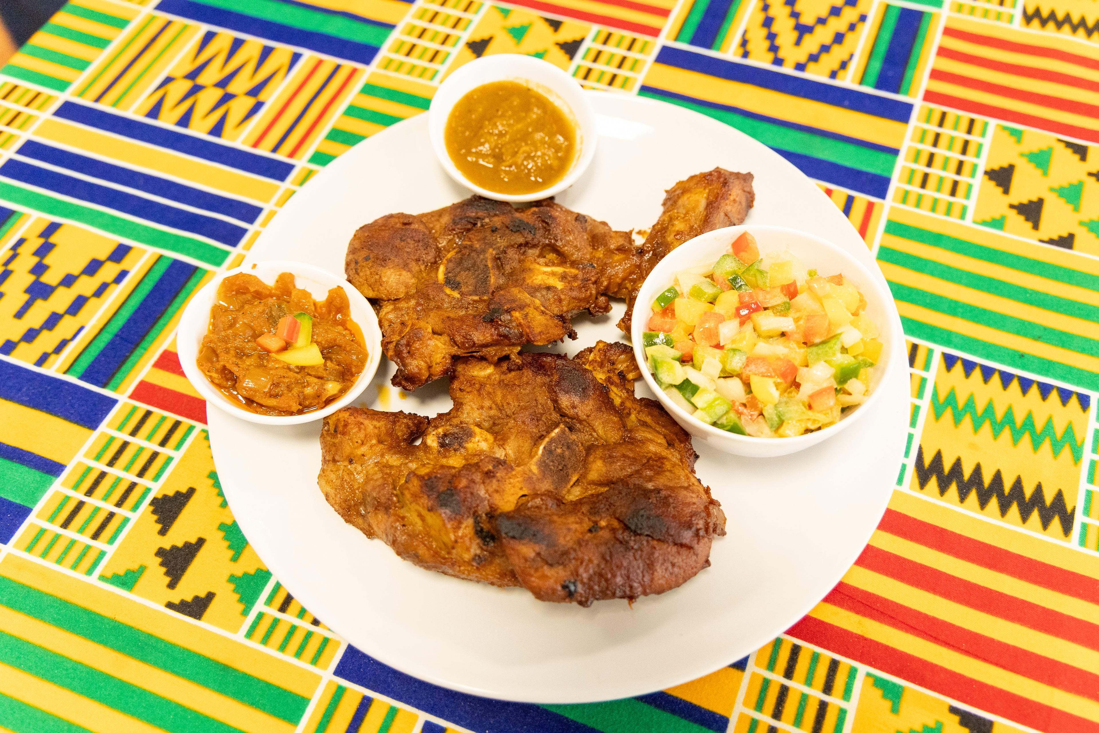 Demi poulet braisé